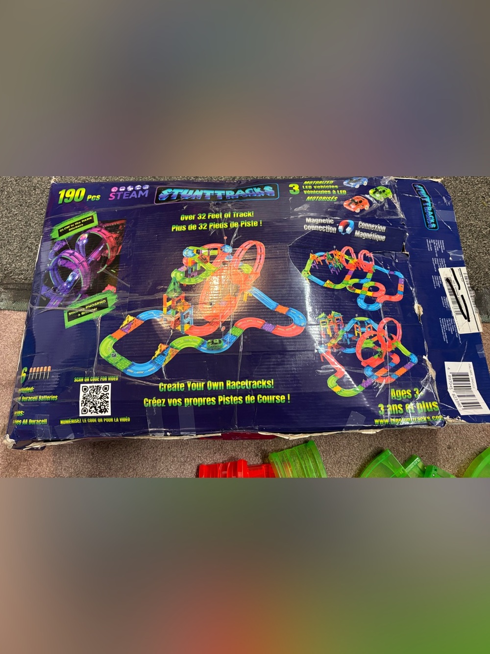 Kids Glow Track Racing Set - Multicolor - Picture 2 of 3